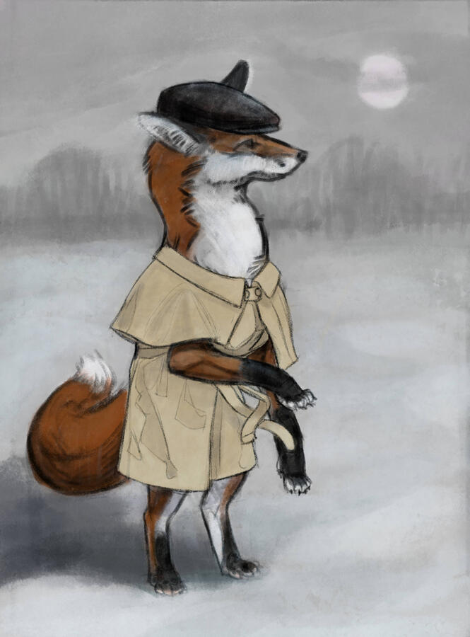 Fox Investigator - Digital Illustration