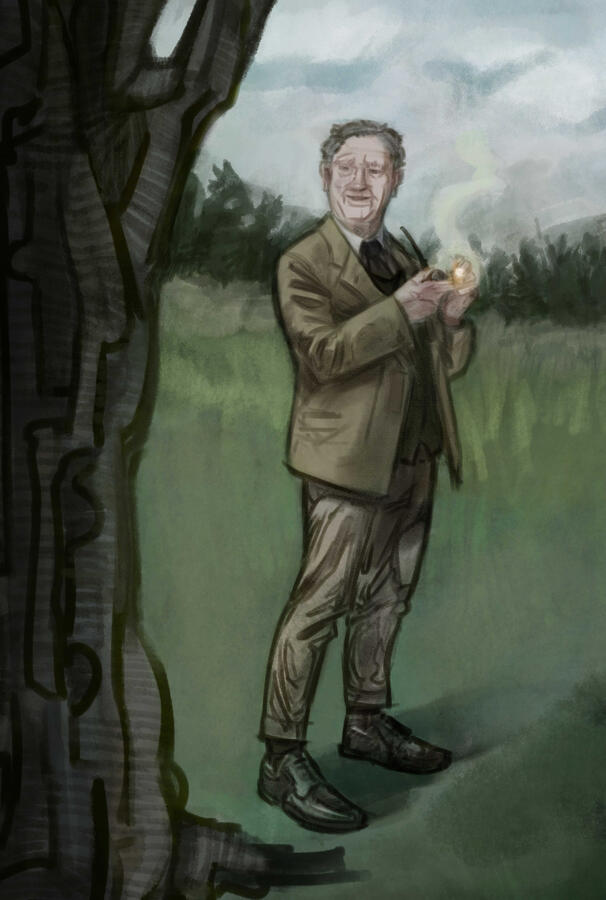 Dr Tolkien - Digital Illustration