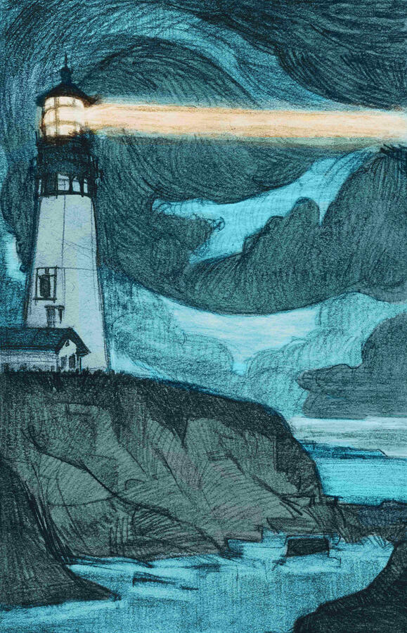 Before the Fire - Digital Illustration