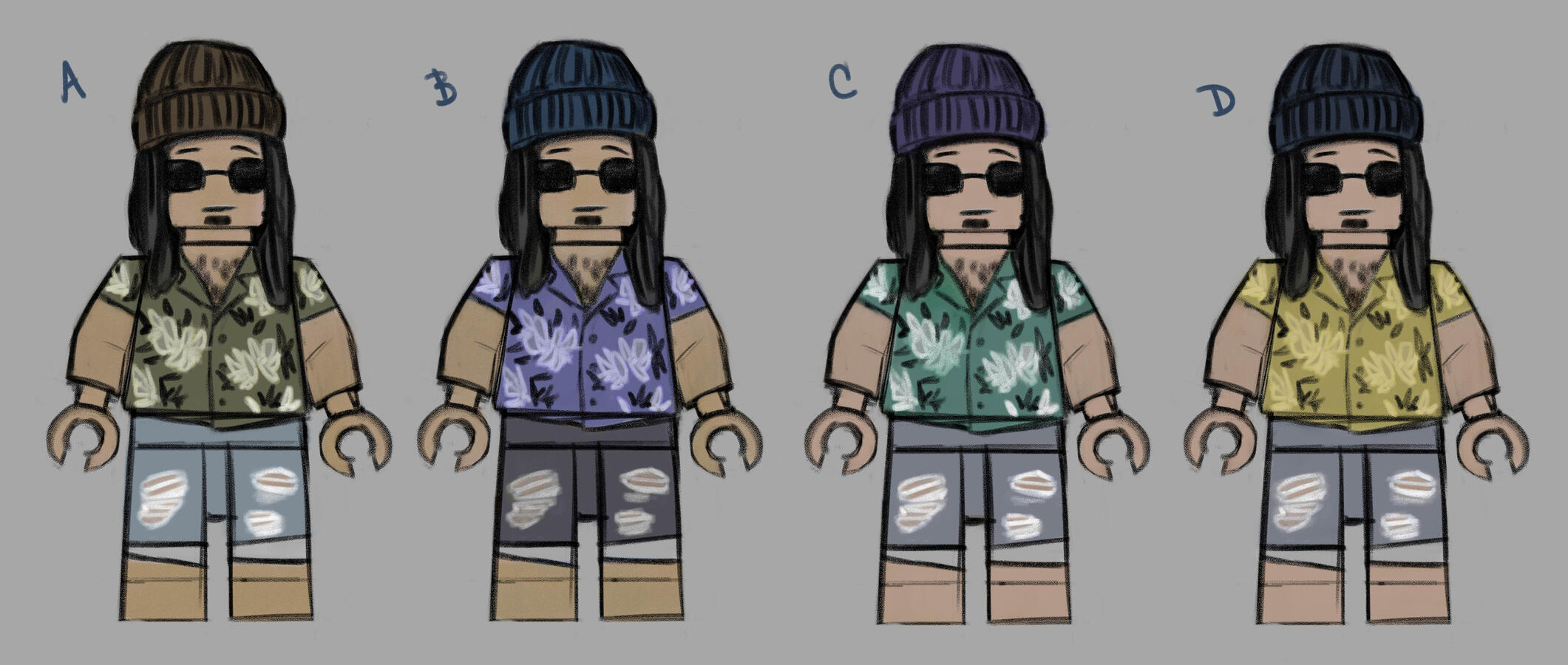 Stanley for Please Hold - Second Stage - Animation Character Design