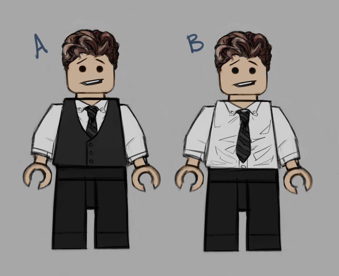 Greg for Please Hold - Third and Final Stage - Animation Character Design