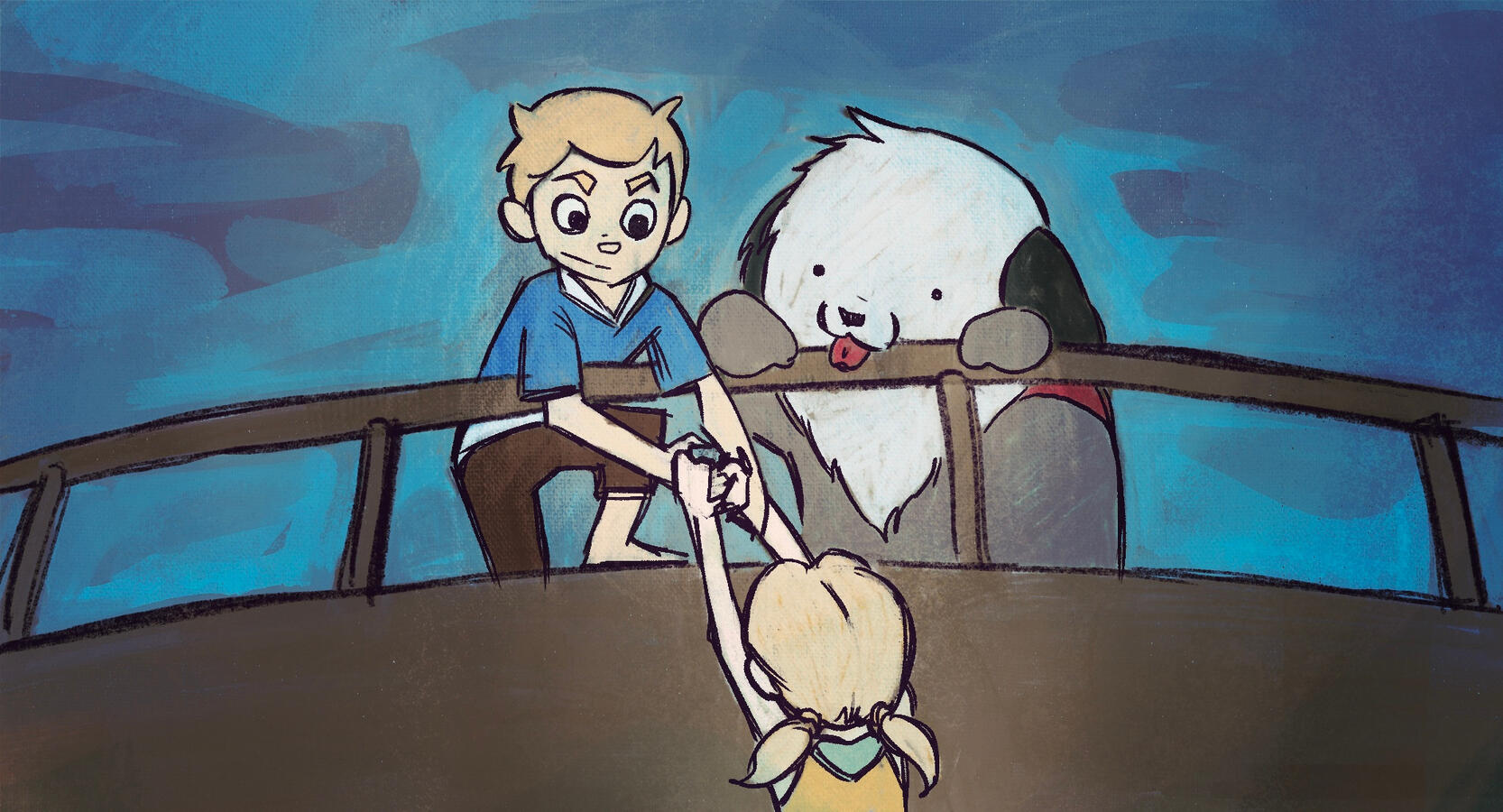 The Heartbeat of the Sea - Illustration for the Upcoming Animated Short Film - Characters designed by Kateri Esposito and Clareanne Ysmael