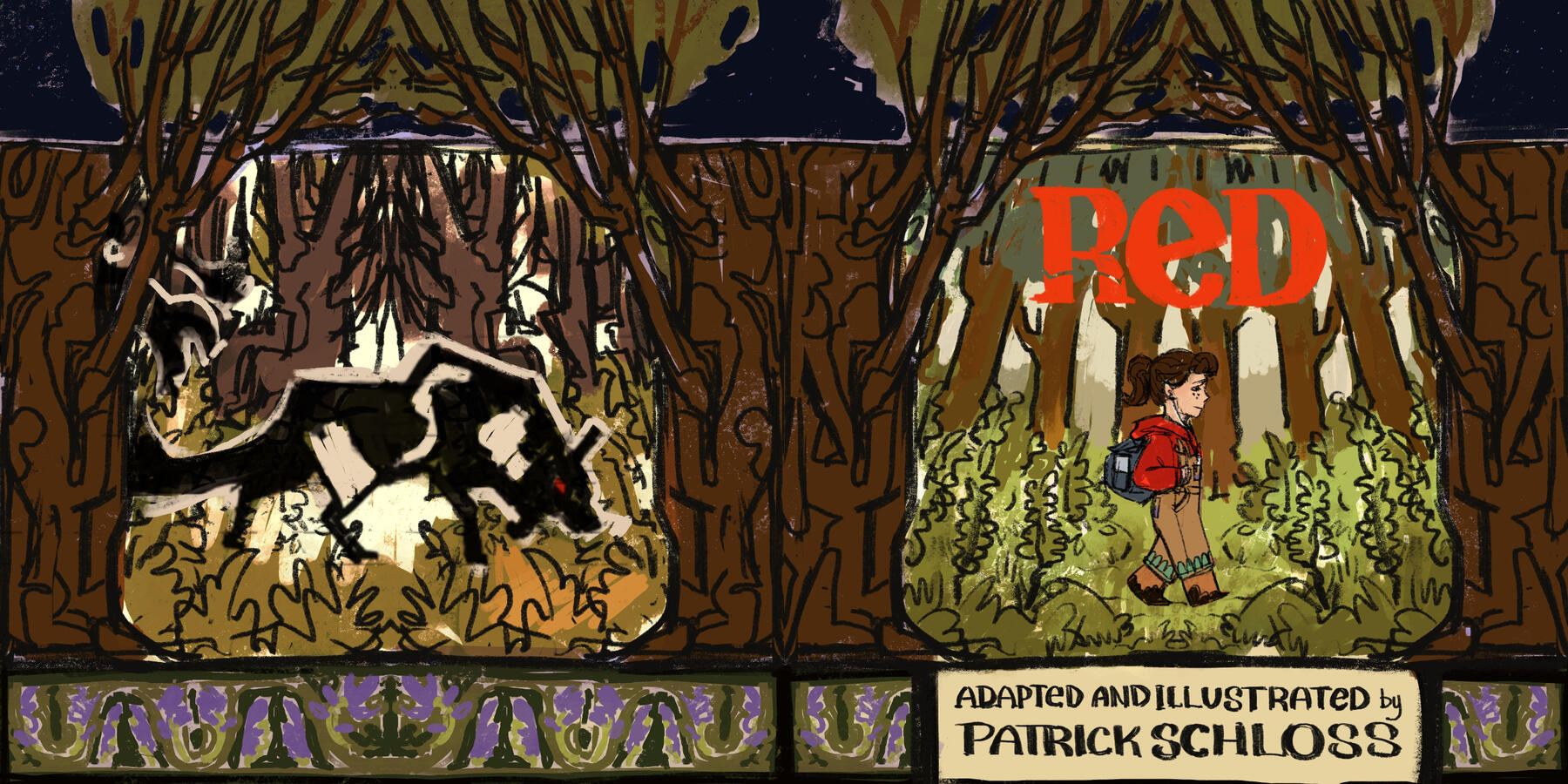 Red - Spec Cover for a Midwest Red Riding Hood Adaptation