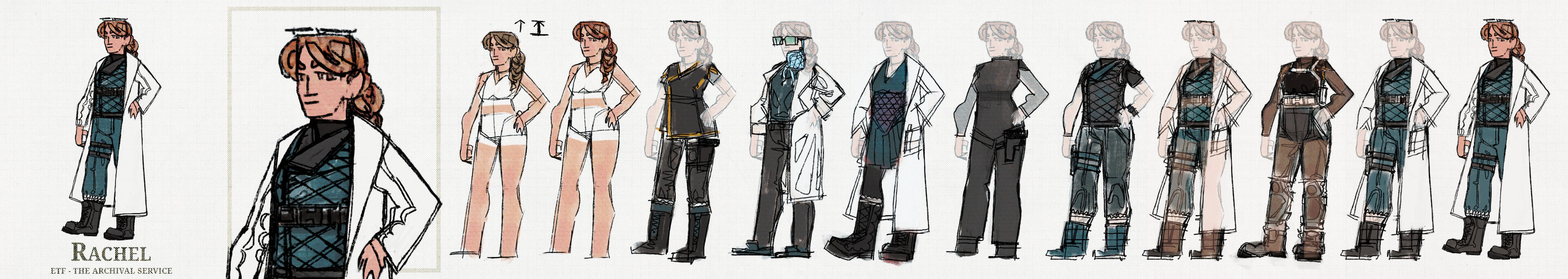 The Slip - Rachel - Costume Design Explorations