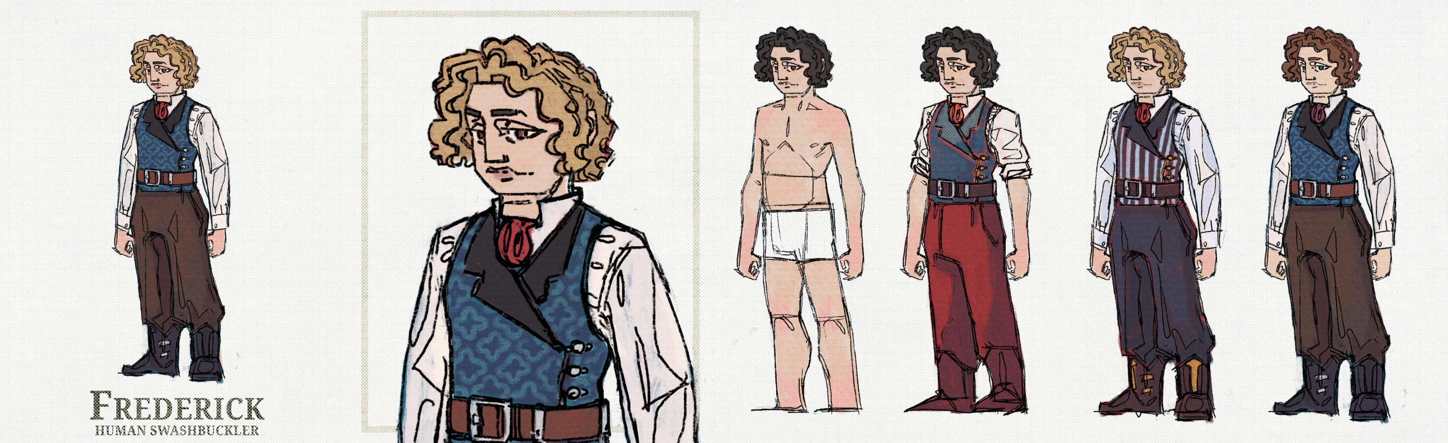Frederick - D&D Character Design